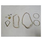 Monet & Gold Tone Necklaces, Bracelets, Pendant