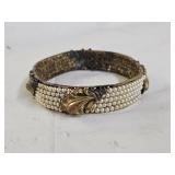 Vintage Art Nouveau Faux Pearl Bracelet