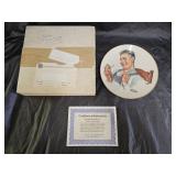 Norman Rockwell Watercolor Collection Plate