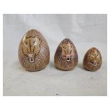 Russian Matryoshka Style Lion Nesting Dolls