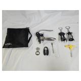 Wine Bottle Corkscrew Openers, Foil Cutter