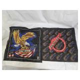 Vintage Harley Davidson & Budweiser Bandanas