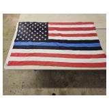 Back The Blue Police American Flag