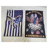 Remembering 9/11 & Americana Eagle Yard Flags