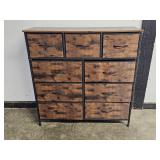 9 Drawer Fabric Cube Dresser