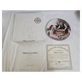 Norman Rockwell Heritage Collection Knowles Plate
