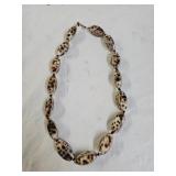 Vintage Seashell Necklace with Silver? Accents