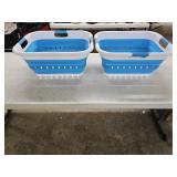 2 Collapsable Laundry Baskets