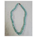 Vintage Turquoise Colored Seashell Necklace