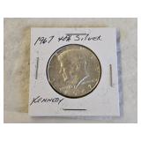 1967 40% Silver Kennedy Half Dollar