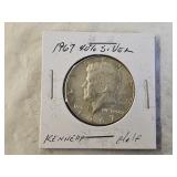 1967 40% Silver Kennedy Half Dollar