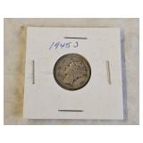 1945S Silver Mercury Head Dime