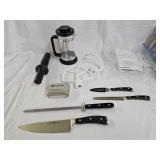 Wusthof Knives, French Press, Mixer Beaters