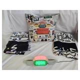 FRIENDS Lighted Sign, Blankets, Pillow