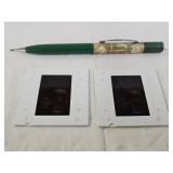 Vintage Advertising Pencil and Photo Slides