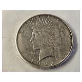 1922 Silver Peace Dollar