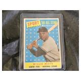 1958 Topps Willie Mays Nat