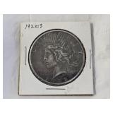 1922 S Silver Peace Dollar