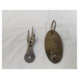Vintage Monte Carlo Adv. Key Ring, Boye Needle