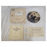 Norman Rockwell Heritage Collection Knowles Plate