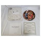 Norman Rockwell Heritage Collection Knowles Plate