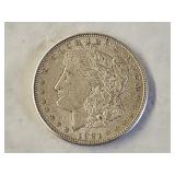 1921 S Morgan Silver Dollar AU
