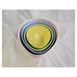 Melamine Pastel Easter Egg Mixing Bowl Set