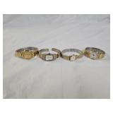 4 Ladies Designer Wrist Watches
