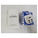 Smart Video Doorbell and NIB Brinks Timer