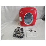 New Sharper Image Red Compact Retro Fridge