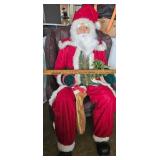 Enchanted Forest 48' Inflatable Santa in Chair