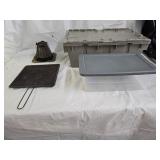 Totes, Vintage Toaster and Camping Pan