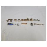 Cuff Links, Tie Bars, Tie Tack, Button