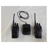 Baofeng Walkie Talkies and 1 USB Charger
