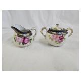 Nippon Hand Painted Cream and Sugar Set