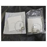 2 Alex And Ani Swarovski Charm Bangle Bracelets