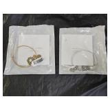 2 Alex And Ani Swarovski Charm Bangle Bracelets