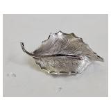 Sterling Silver Leaf Pin