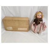Vintage 1950s Little Miss Addie Block Doll