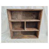 Antique Primitive Whatnot Wall Shelf