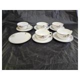 Noritake Japan Hand Painted Cups and Saucers