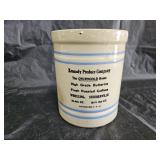 1914 Kennedy Produce Co. Advertising Crock