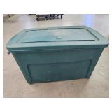 Large Rolling Tote with Christmas Bears