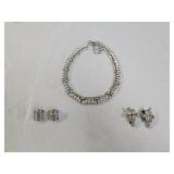 Weiss and Trifari Rhinestone Jewelry