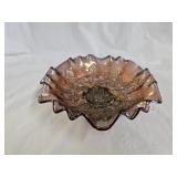Millersburg Carnival Glass Blackberry Wreath Bowl