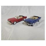 2 Sunnyside 1964 1/2 Ford Mustang Diecast Cars