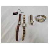 4 Ladies Designer Wrist Watches