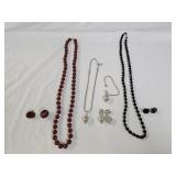 3 Fashion Necklaces, Bracelet and Earrings Sets