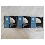 3 New LED 4' Recessed Baffle Downlights