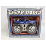 1984 ERTL Bigfoot Monster Truck AM/FM Radio